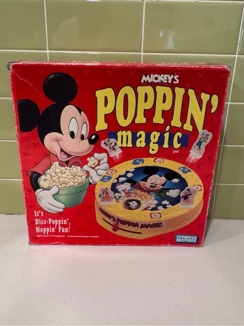 Vintage 1991 Mickey's Poppin' Magic game by Parker Brothers